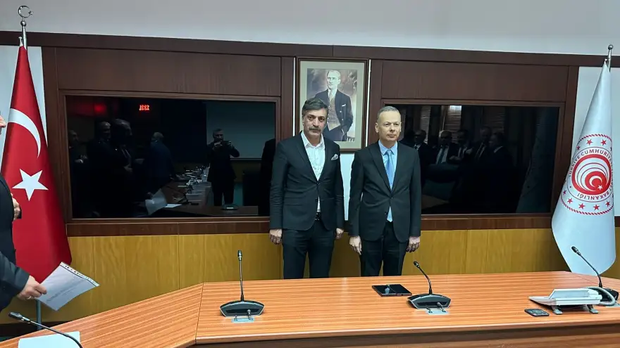 DTSO Başkanı Cemal Can, Ticaret Bakan Yardımcısı Ö. Volkan Ağar'ı Ziyaret Etti