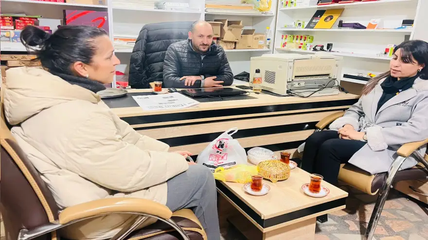 Bağımsız Belediye Başkan Adayı Yıldız Acar Gazetemizi Ziyaret etti