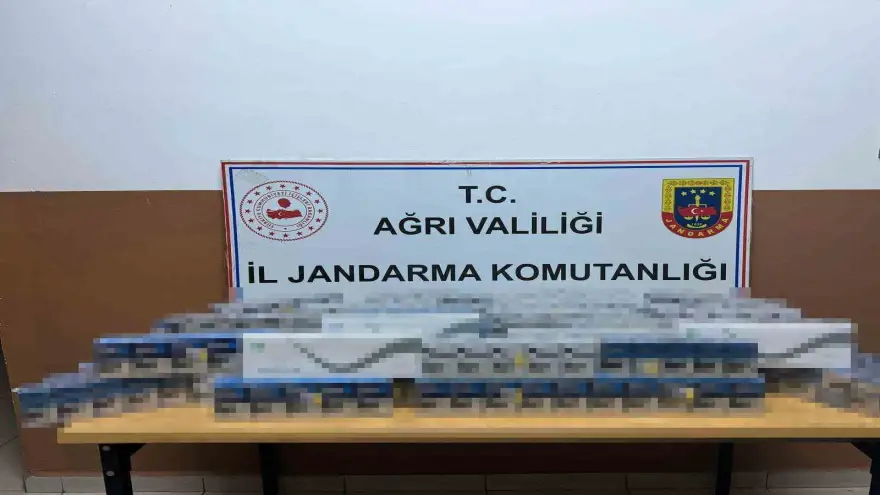 Ağrı’da kaçak sigara operasyonu