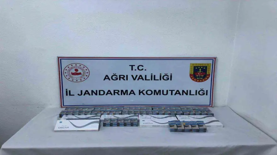 Ağrı’da kaçak sigara operasyonu