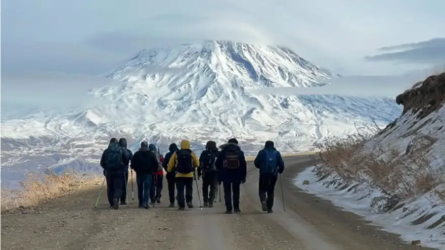 Doğa Severler, Ağrı Dağı Eteklerinde Buluştu