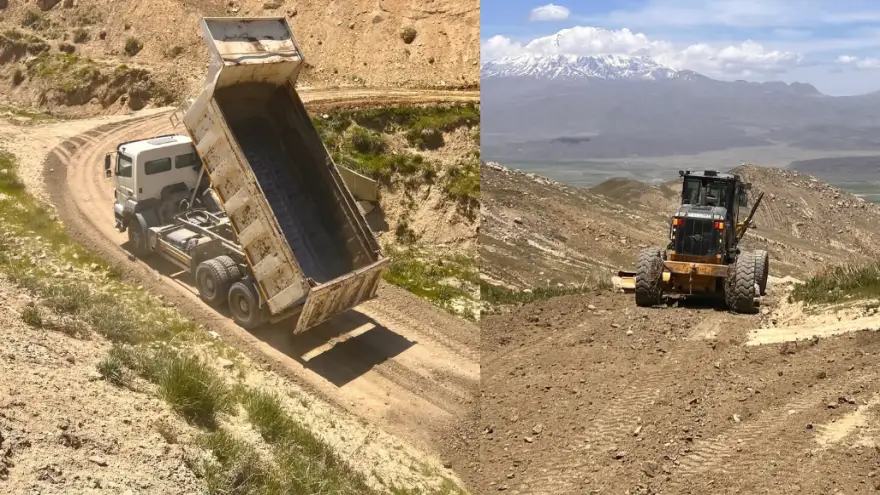 Yiğityatağı Yolu'nda Bakım ve Onarım Çalışmaları Başladı