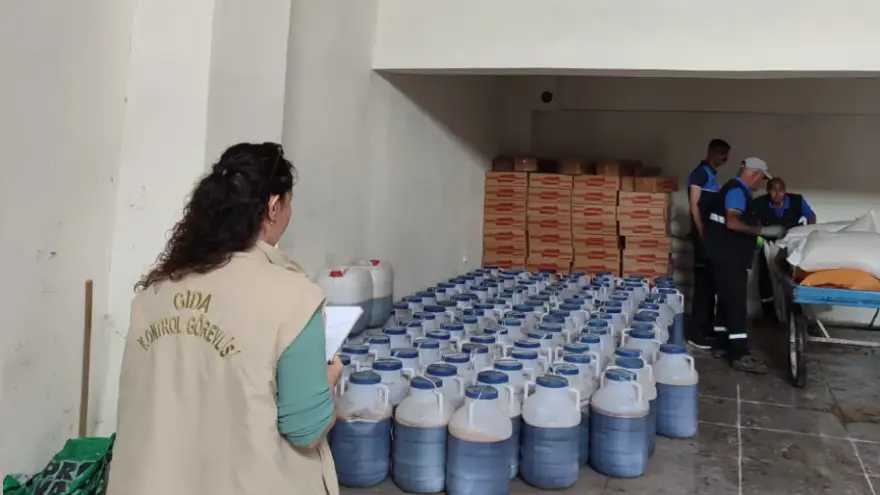 Doğubayazıt'ta Kayıtsız ve Hijyensiz Pestil Üretimine Baskın