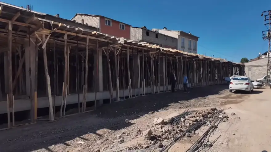 Patnos'a Modern Bir Çarşı: Kasaplar Çarşısı Açılışa Hazırlanıyor