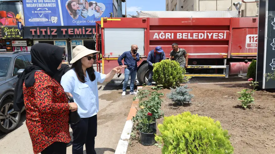 BELEDİYE BAŞKANI HAZAL ARAS ÇALIŞMALARI YERİNDE İNCELEDİ