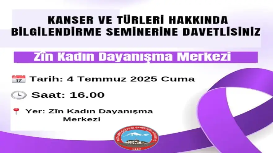 Ağrı Belediyesi'nden Önemli Seminer