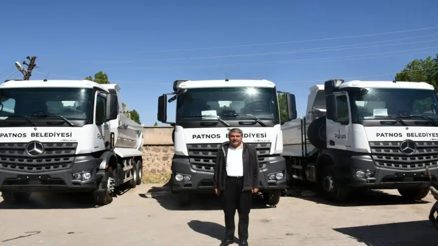 Patnos Belediyesi araç filosunu güçlendiriyor