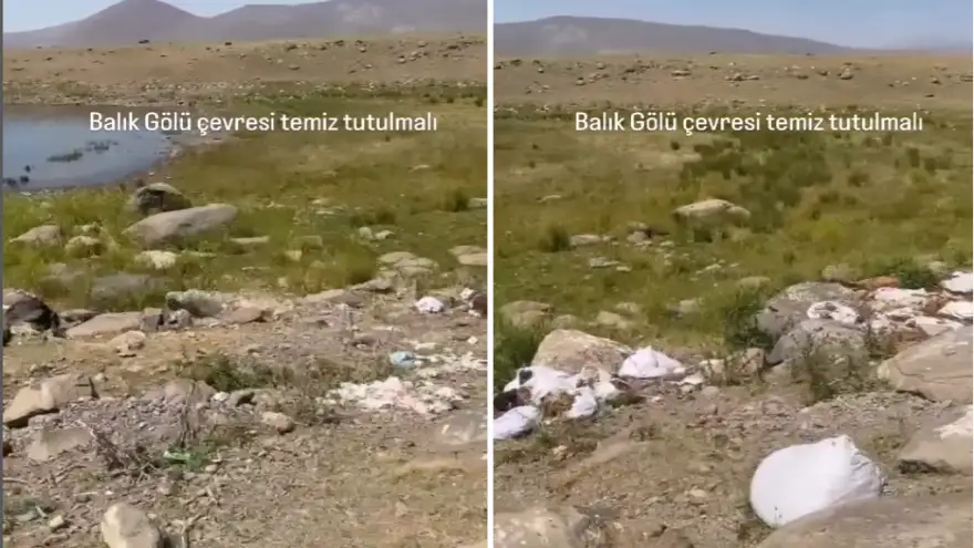 Doğubayazıt Balık Gölü Çevresi Çöplük Haline Geldi