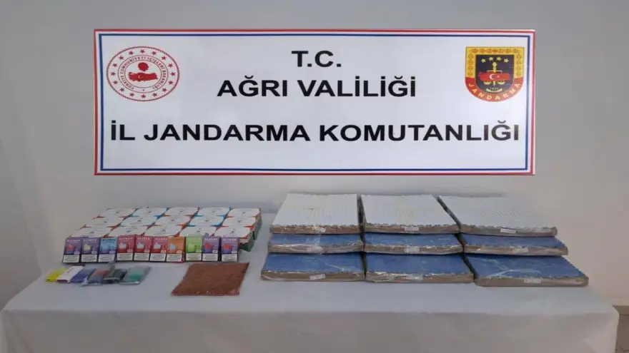 Ağrı’da binlerce kaçak botoks ve vücut geliştirme ilacı ele geçirildi
