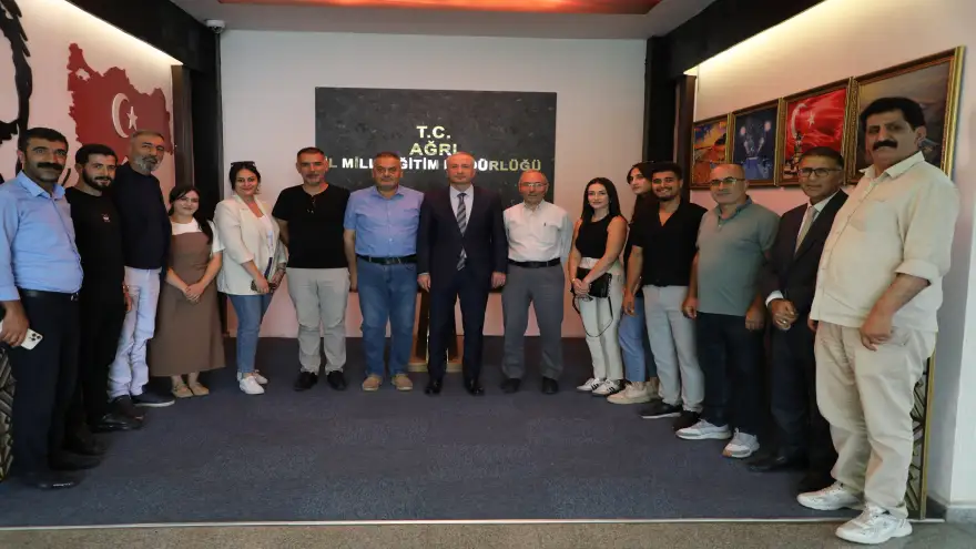 Kökrek Basın Mensupları ile görüştü; Ağrı'da Eğitimde Büyük Başarı
