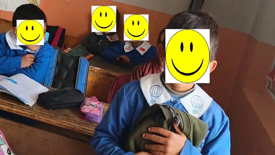 Köy okulunda yürek ısıtan doğum günü sürprizi