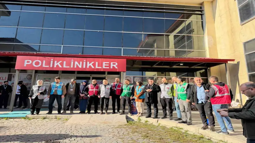 Patnos ağız ve diş sağlığı merkezinde gerçeği aratmayan yangın tatbikatı