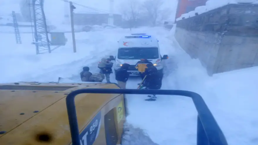 Ağrı’da köylerde rahatsızlanan hastalar için ekipler seferber oldu