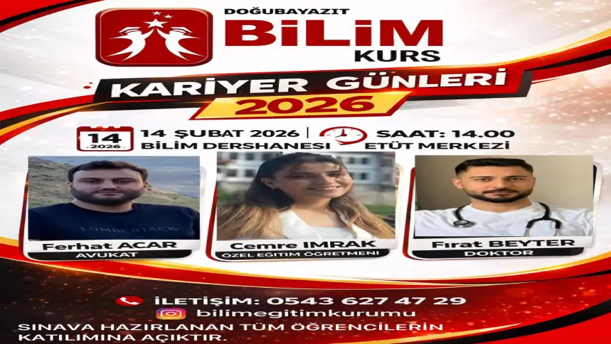Doğubayazıt Bilim Kurs Merkezi’nden Geleceğin Profesyonellerine Rehberlik