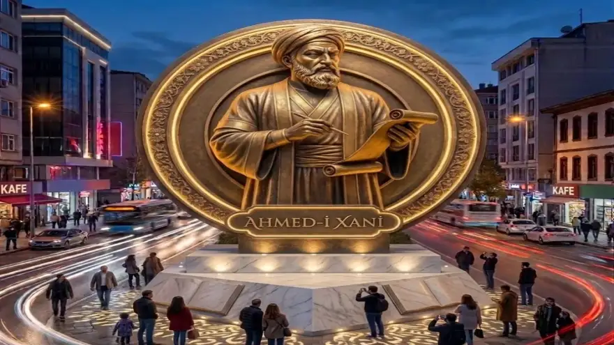 Heykel Traş Ozan Baycan'dan Ahmed-i Hani Anıtı projesi
