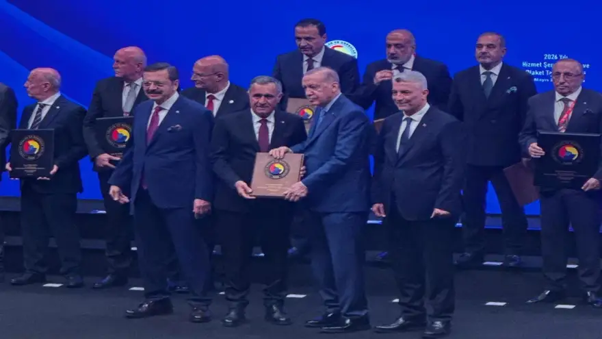 Metin Öztürk’e TOBB Plaketi