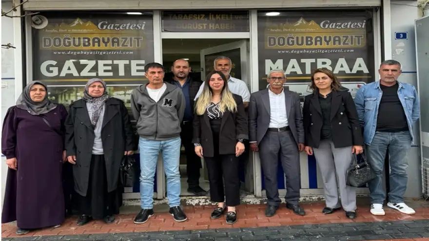 DEM Parti ve DBP Heyetinden Gazetemize Ziyaret