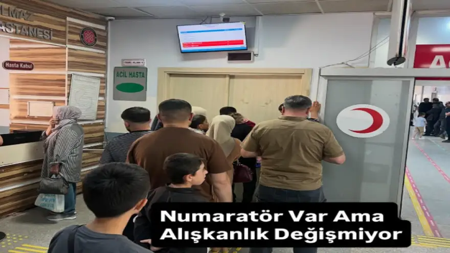 DOĞUBAYAZIT DEVLET HASTANESİ ACİL SERVİSİNDE ‘KAPI ÖNÜ’ YOĞUNLUĞU: SIRA SİSTEMİ VARKEN BU ISRAR NİYE?
