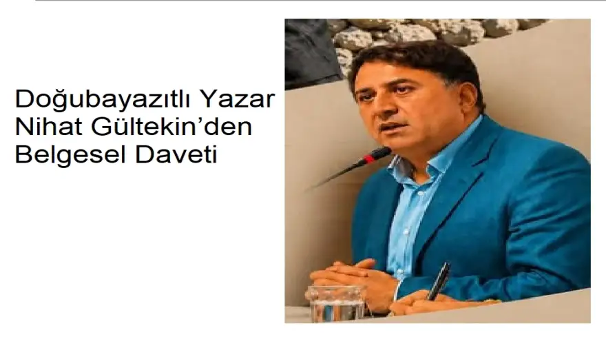 Doğubayazıtlı Yazar Nihat Gültekin’den Belgesel: "Dîwarê Me Jî Hilweşandin" (Duvarımızı da yıktılar) Galaya Çıkıyor