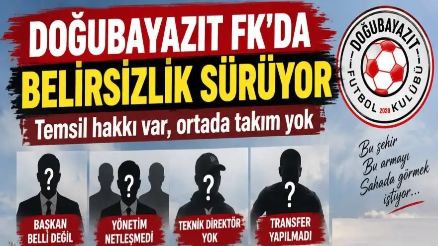 DOĞUBAYAZIT FK'DA TIK YOK