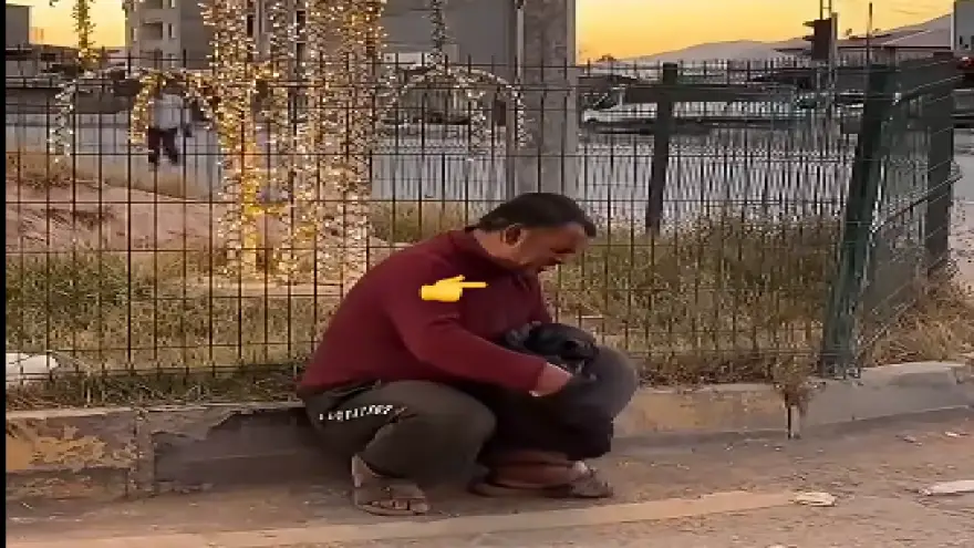 DOĞUBAYAZIT’TA YÜREK BURKAN GÖRÜNTÜ