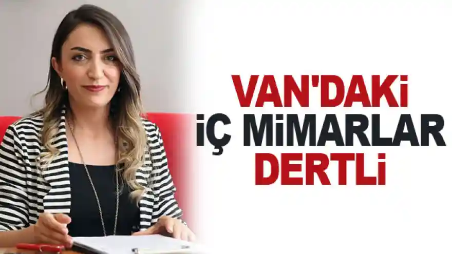 Van'daki iç mimarlar dertli
