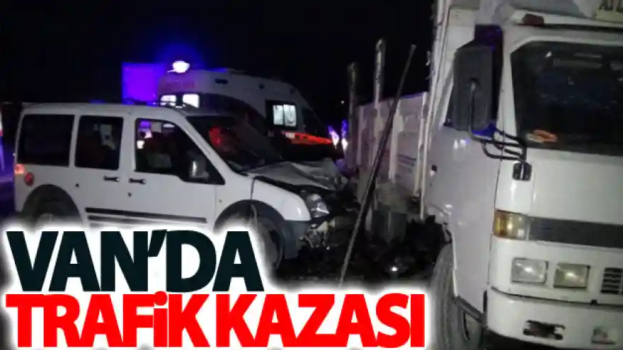 Van'da trafik kazası: 2 yaralı
