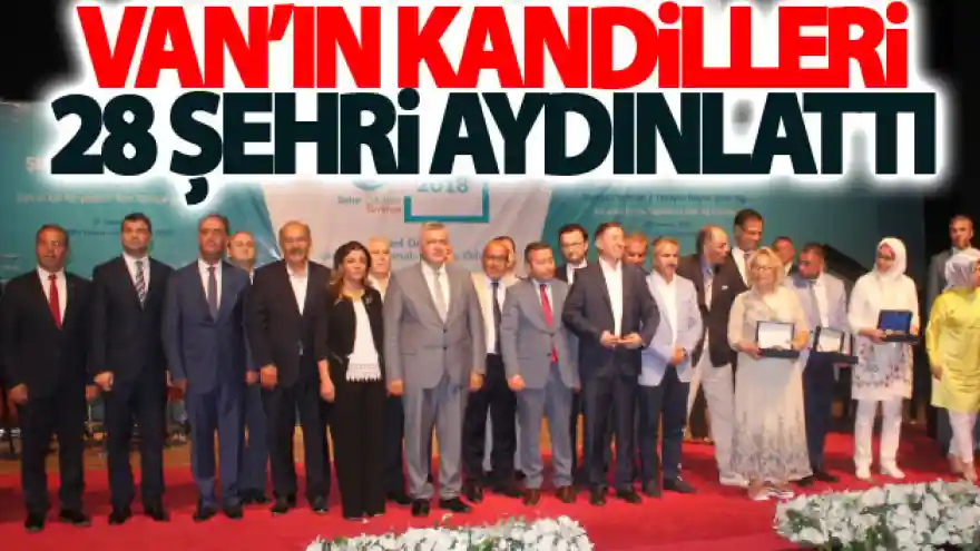 Van'ın kandilleri 28 şehri aydınlattı
