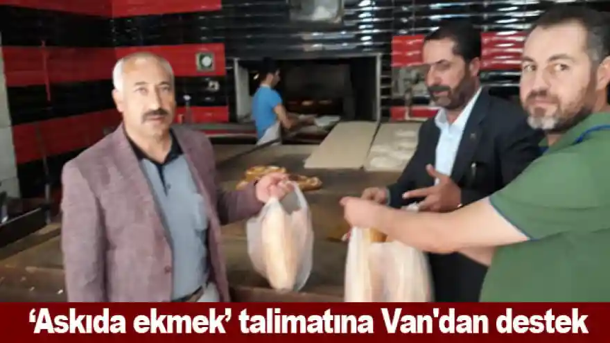 'Askıda ekmek' talimatına Van'dan destek
