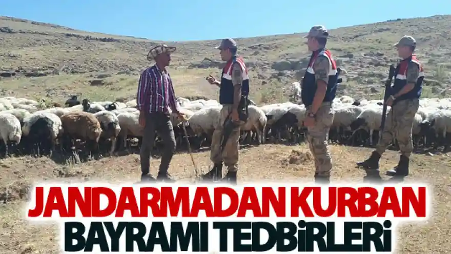 Jandarmadan kurban bayramı tedbirleri
