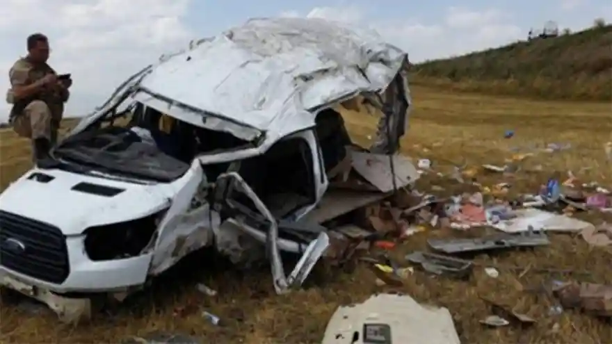 Horasan'ı Yasa Boğan Trafik Kazası
