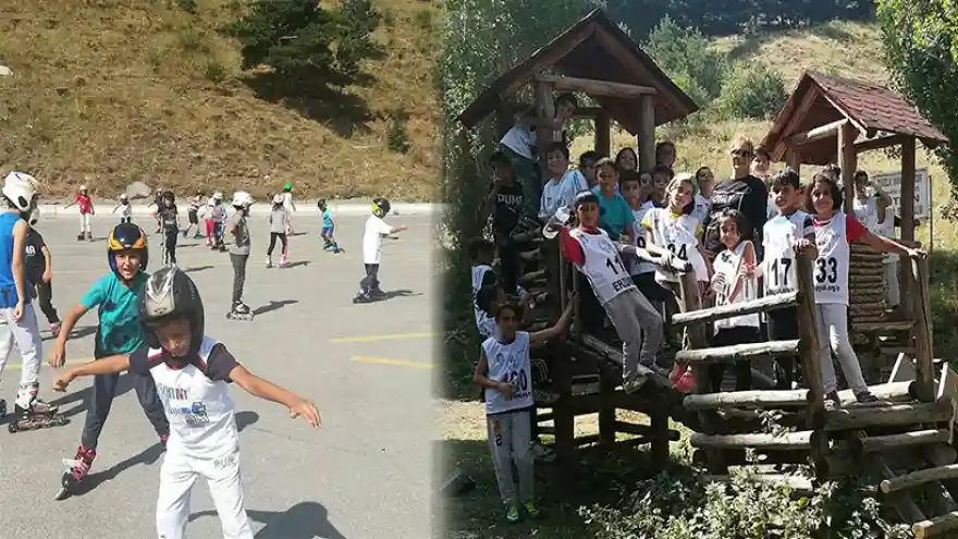 Minik Kayakçıların Eğlenceli Çalışması
