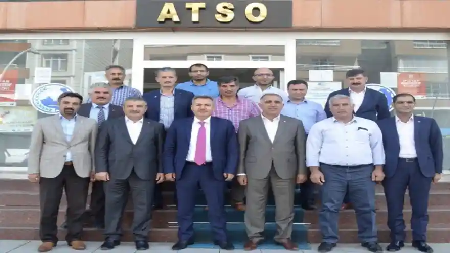 Ağrı Valisi Elban'dan, ATSO'ya Ziyaret
