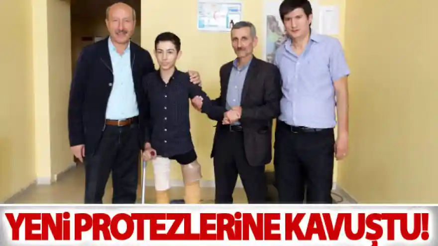 Mehmet Salih Sarıtaş yeni protezlerine kavuştu!
