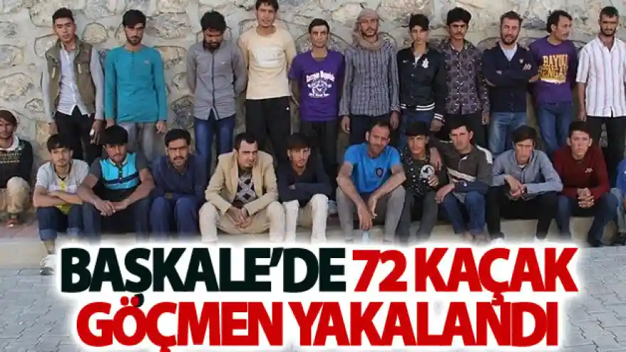 Başkale'de 72 kaçak göçmen yakalandı
