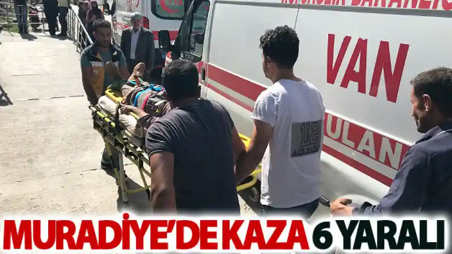 Muradiye'de Kaza :6 yaralı
