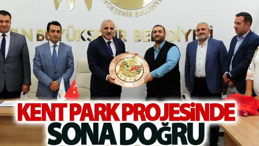 Kent park projesinde sona doğru

