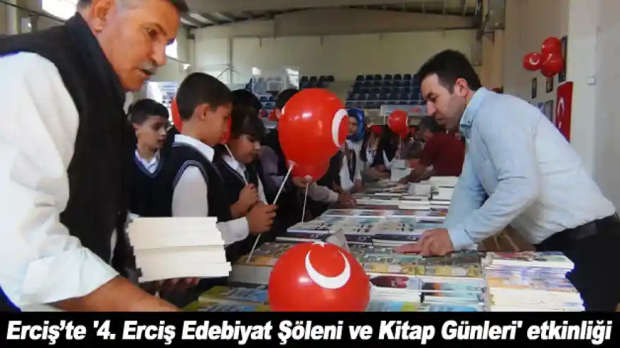 Erciş'te '4. Erciş Edebiyat Şöleni ve Kitap Günleri' etkinliği
