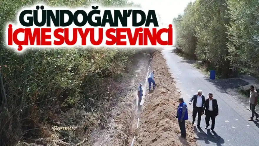Gündoğan'da içme suyu sevinci

