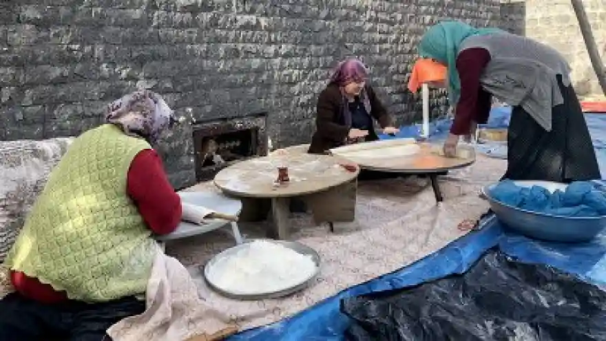 Erişte Kesimi Başladı 
