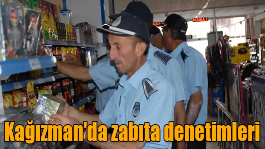 Kağızman'da zabıta denetimleri

