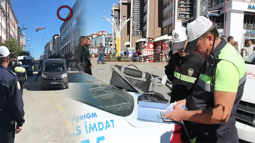 Sürücüler 'Drone'ye Yakalandı
