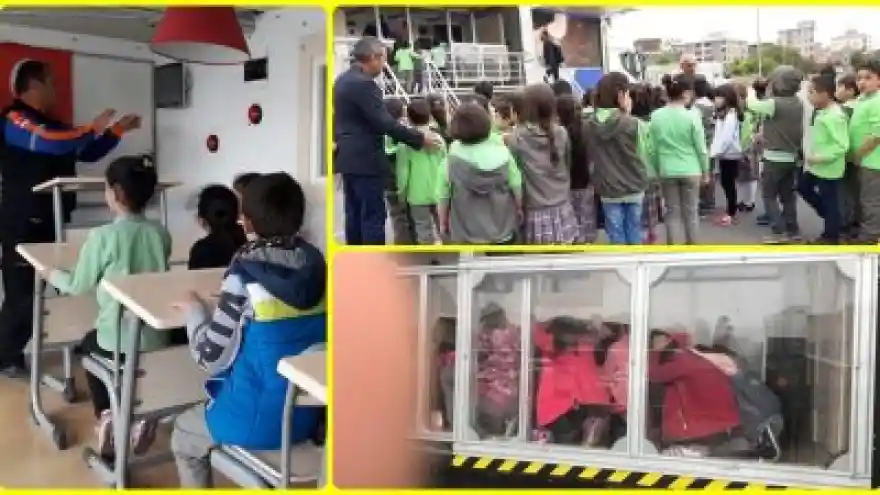 Simülasyon TIR'ıyla Dehşeti Yaşadılar