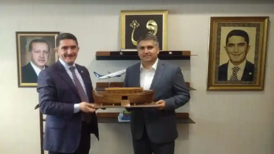 AnadoluJet Başkanı Karakaş, Milletvekili Çelebi İle Bir Araya Geldi