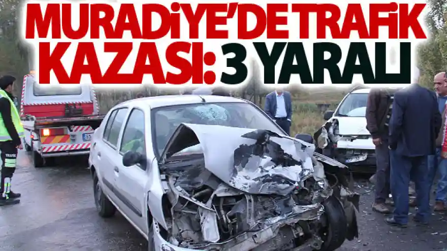 Muradiye'de trafik kazası: 3 yaralı
