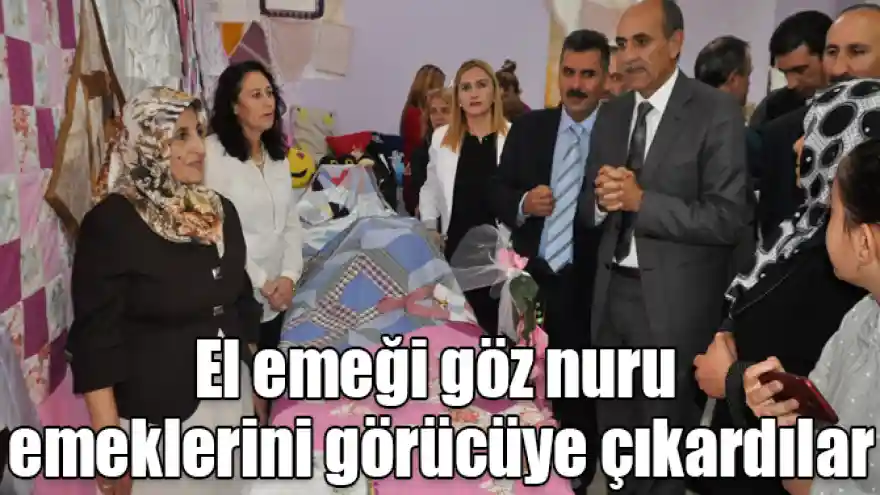 Kars'ta el emeği göz nuru emeklerini görücüye çıkardılar