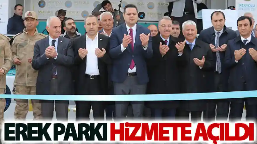 Erek Parkı hizmete açıldı
