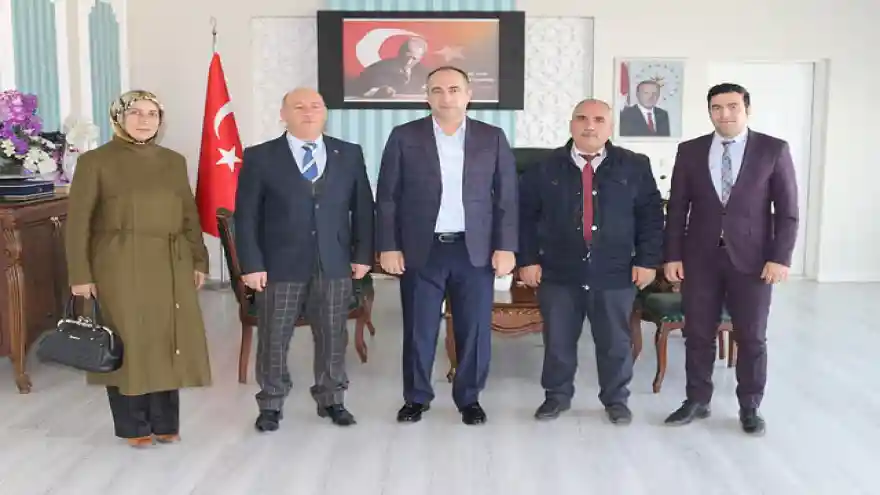 İL MÜDÜRÜ MEHMETŞAFİ ERİM'DEN PATNOS KAYMAKAMI ÜMİT ALTAY'A ZİYARET