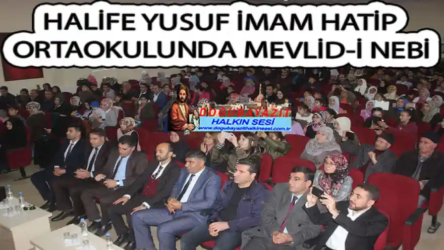 HALİFE YUSUF İMAM HATİP ORTAOKULUNDA MEVLİD-İ NEBİ