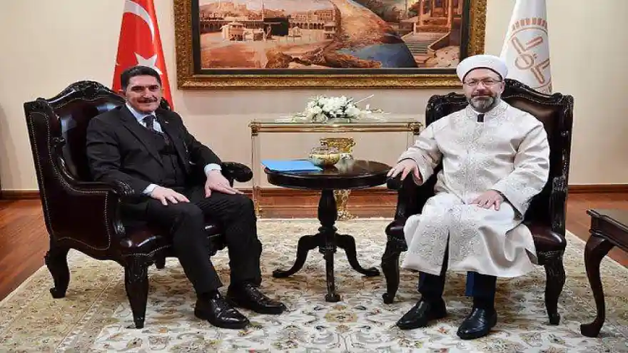 Ekrem Çelebi'den Diyanet İşleri Başkanı Ali Erbaş'a Ziyaret